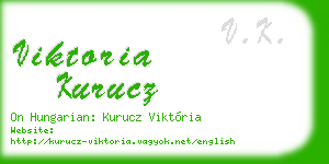 viktoria kurucz business card